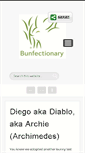 Mobile Screenshot of bunfectionary.com